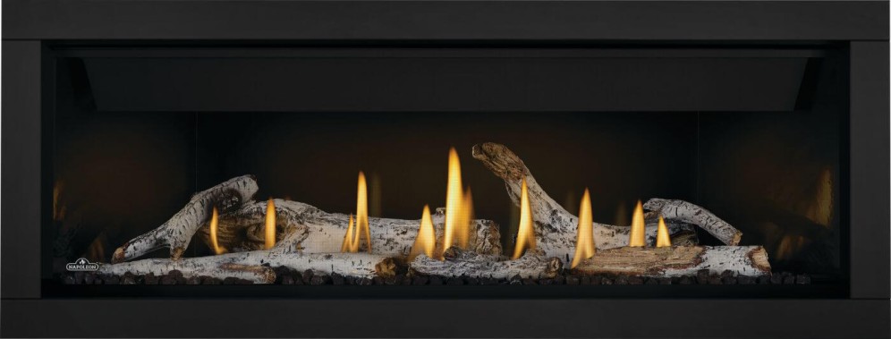 Napoleon 56" Ascent Linear Premium Series Direct Vent Gas Fireplace - Proflame II System with Remote and Bluetooth included, optional eFIRE app available