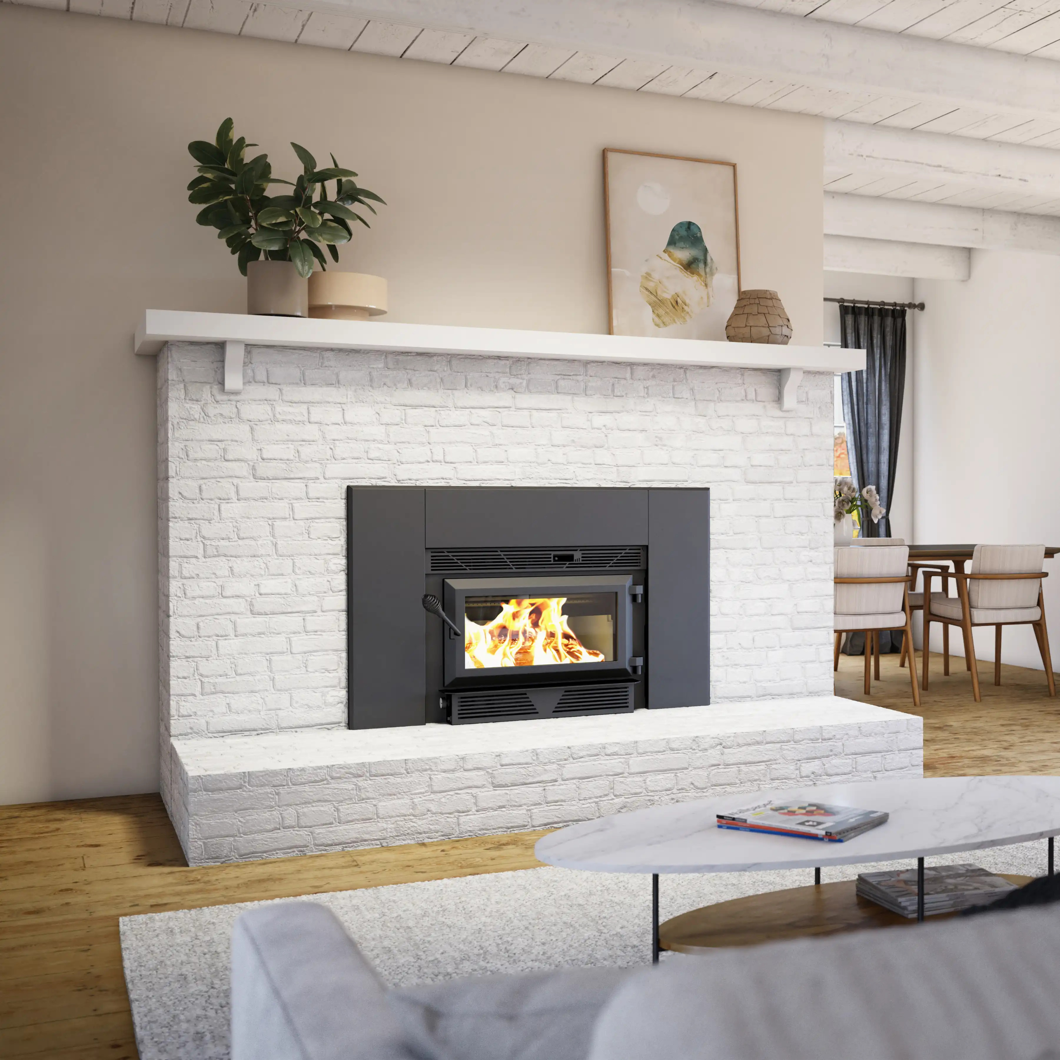 Ventis HEI90 Wood Insert - Wood Insert For Modern Homes