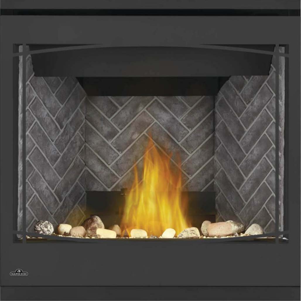 Napoleon Ascent BX 36" Direct Vent Gas Fireplace | Premium Safety Screen Included