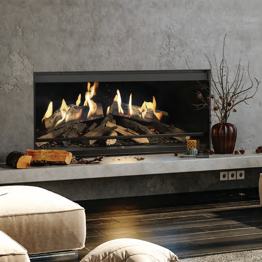 NetZero Fire E-One 130 Single Sided Electric Fireplace