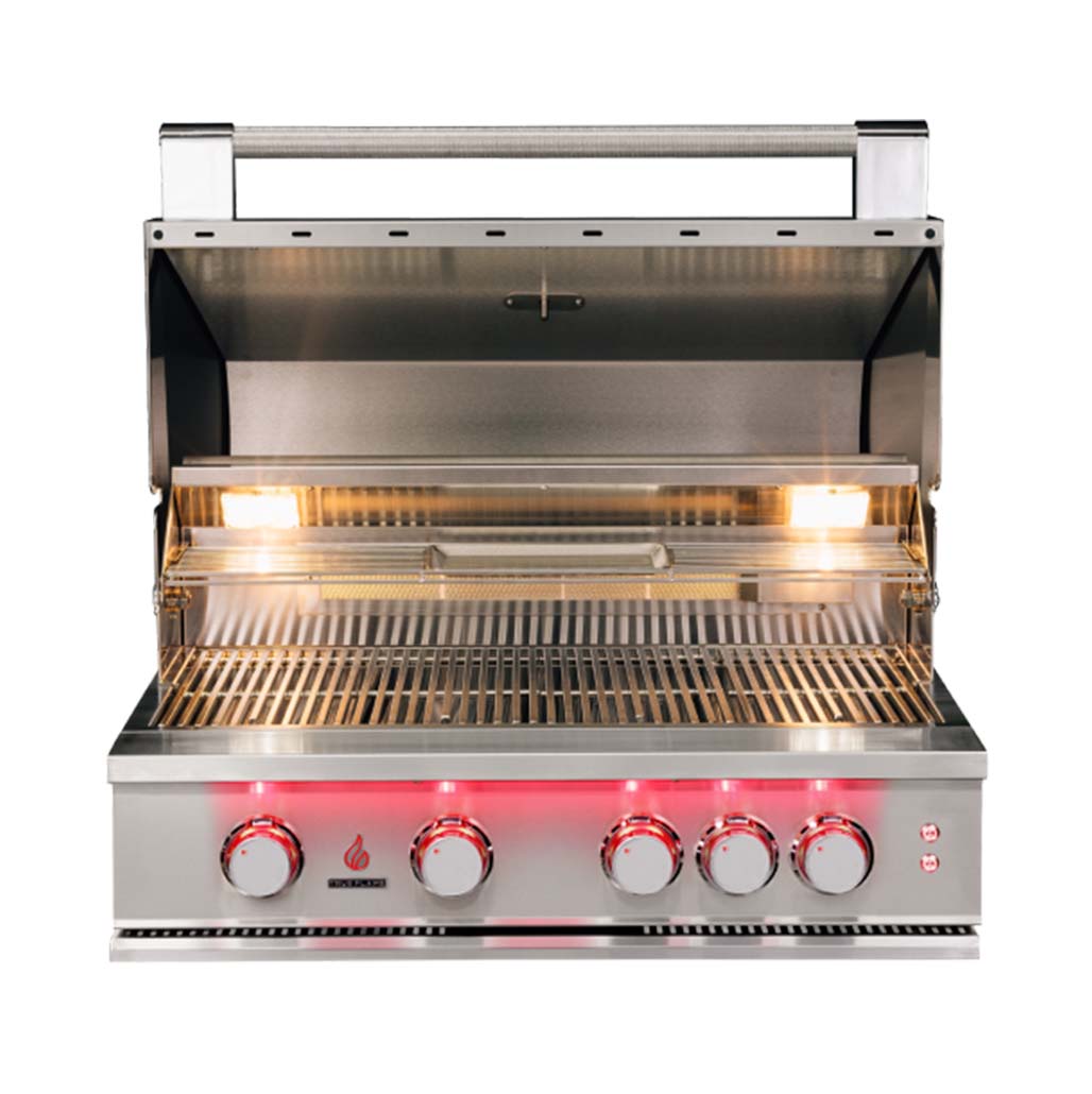 TrueFlame 32" 4 Burner Built-In Gas Grill | #304 Stainless Steel Construction