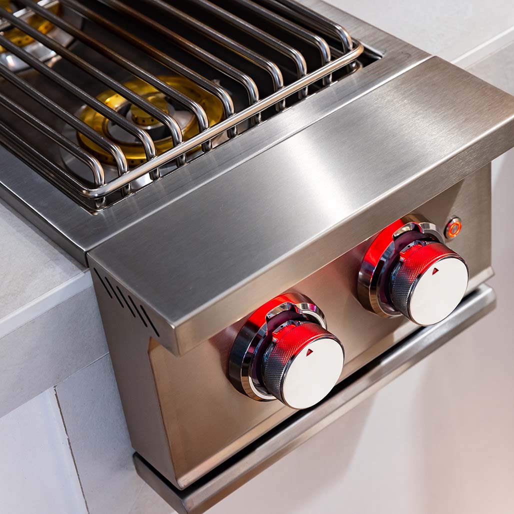 TrueFlame Double Side Burner | Outdoor Kitchen Built-In Side Burner