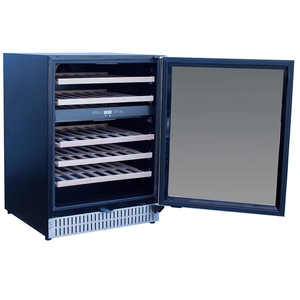 TrueFlame 24" Outdoor Rated Wine Cooler - Dual Zone | Commercial & Residential Compliant