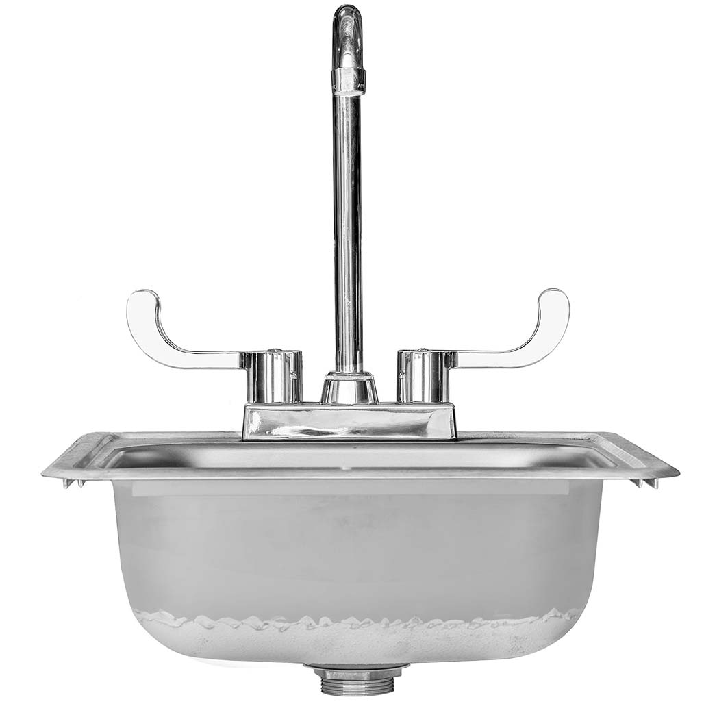 TrueFlame 15" Drop-in Sink | Easy drop-in installation