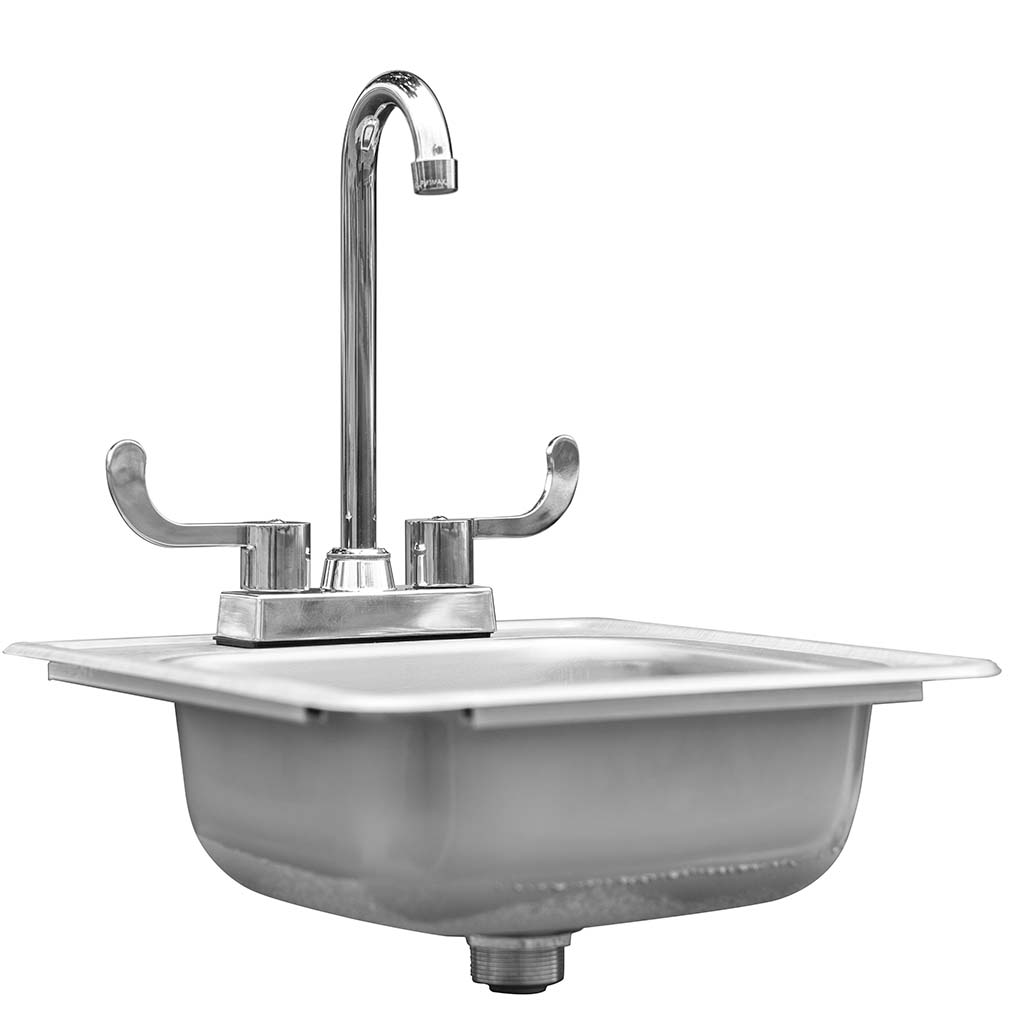 TrueFlame 15" Drop-in Sink | Outdoor Kitchen Sinks