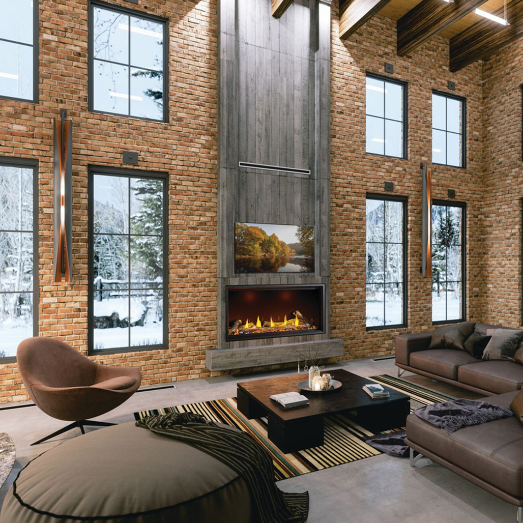 Napoleon 50" Tall Linear Vector Direct Vent Gas Fireplace | From 30,000 BTU's to 48,000 BTU's