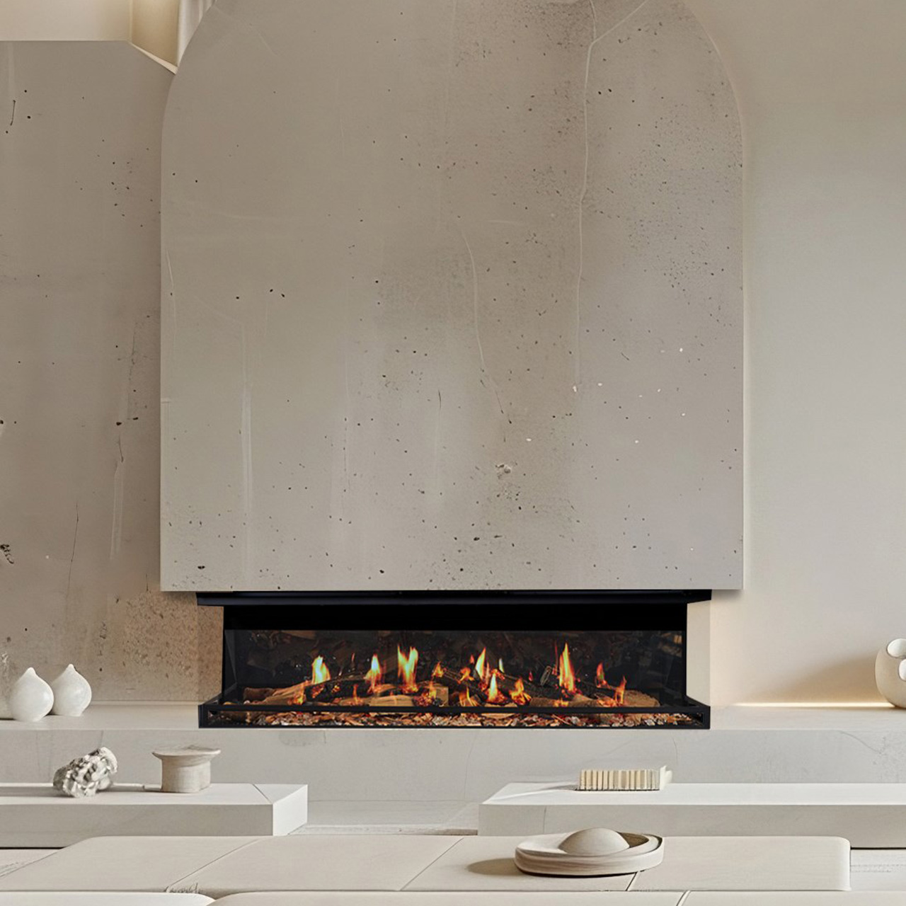 Ortal Holographic 60" Electric Fireplace | Perfect Addition to Every Home