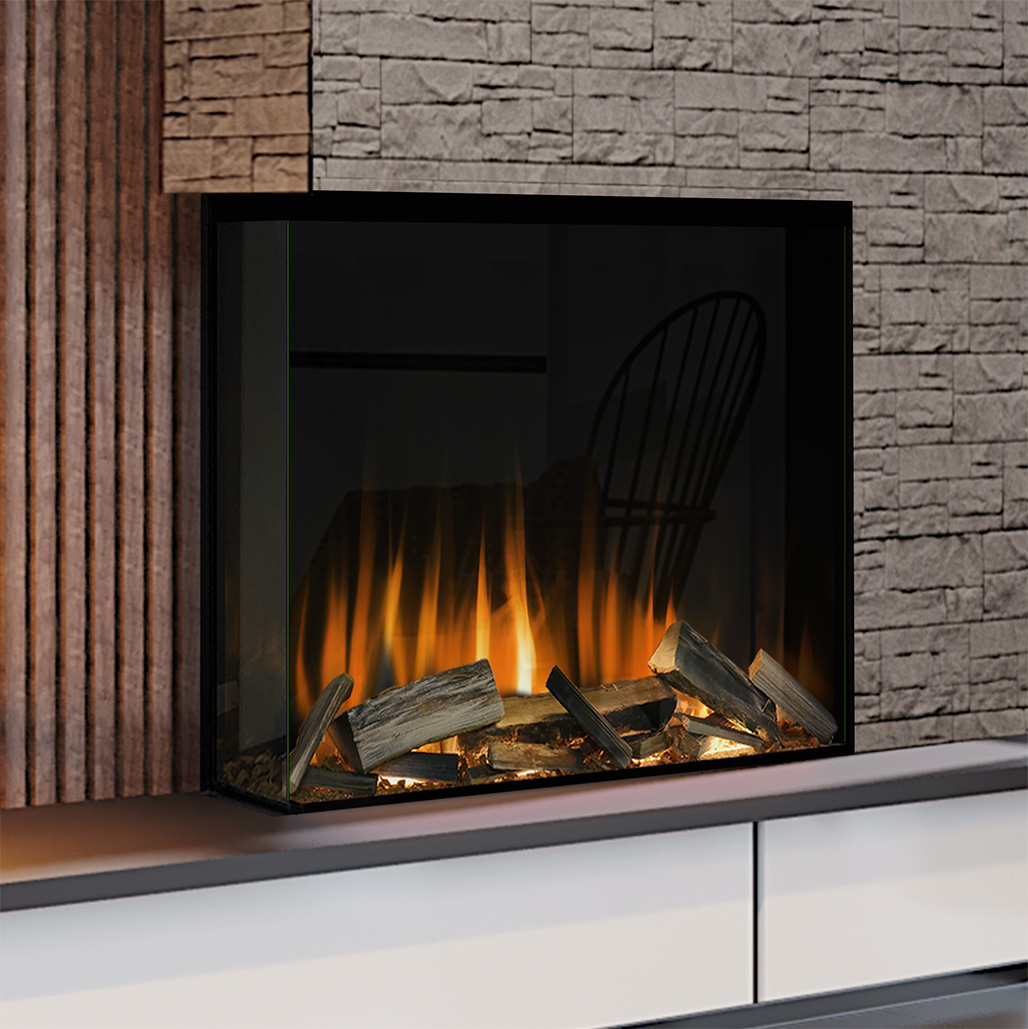 Ortal Evonic's 32" E-Lectra Traditional Electric Fireplace | 5000 BTU heat output