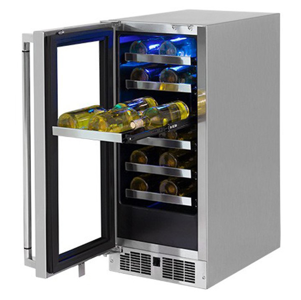 Lynx Grills 15" 20 Bottle Wine Cellar  | Capacity in case—stores up to 24 bottles