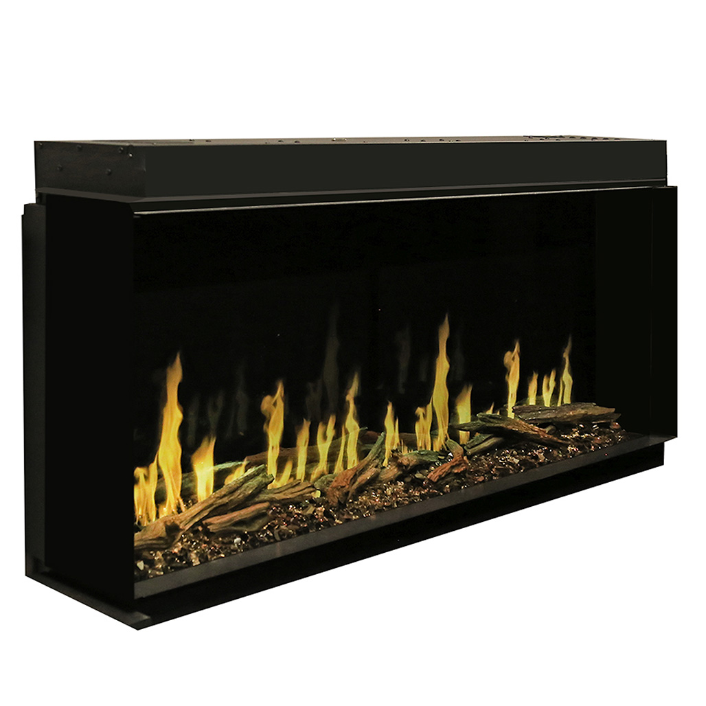 Modern Flames Orion Multi Series 60" Built-In Electric Fireplace | Multi-Color Ember Bed