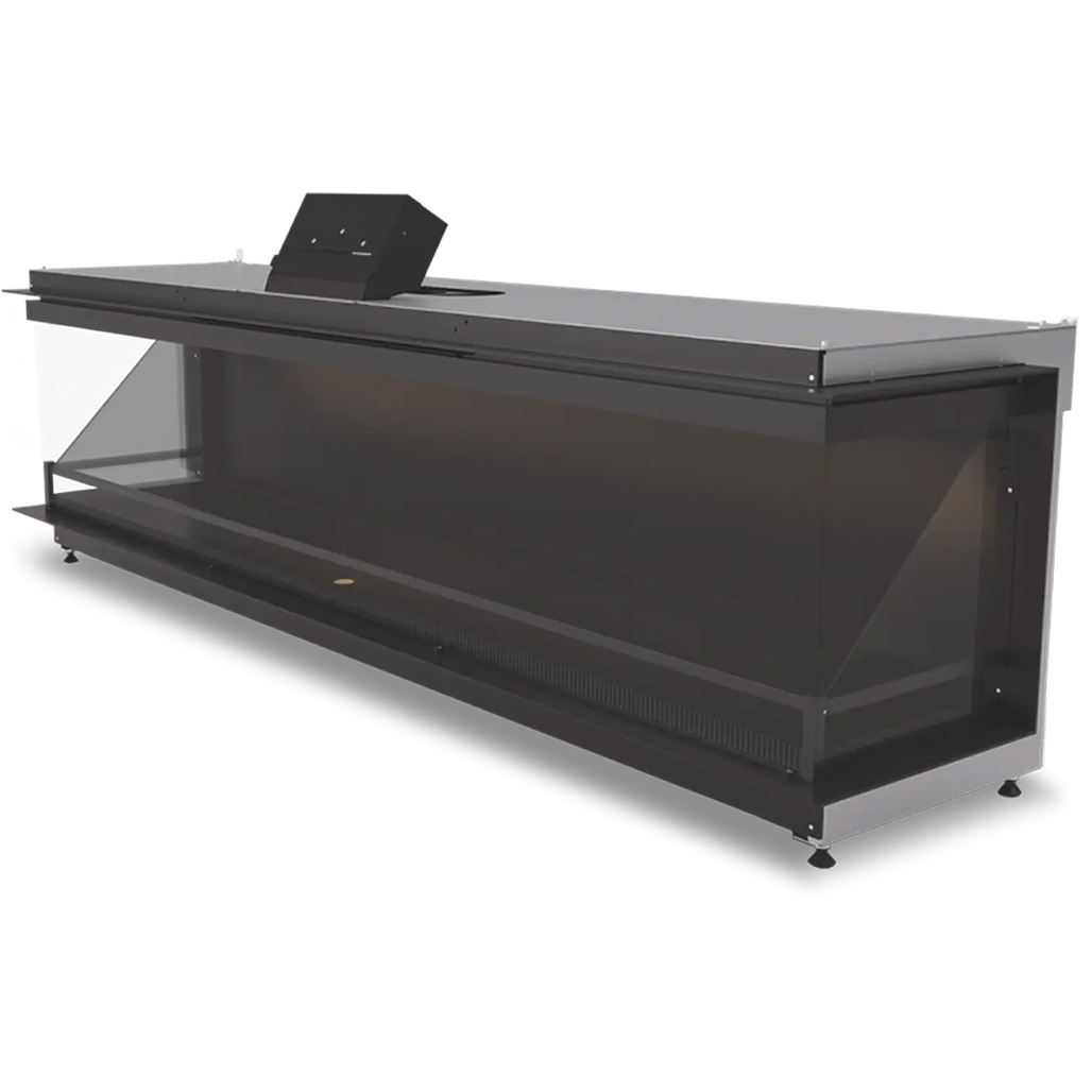 NetZero Fire E-One 190 Bay Electric Fireplace | Embers Living