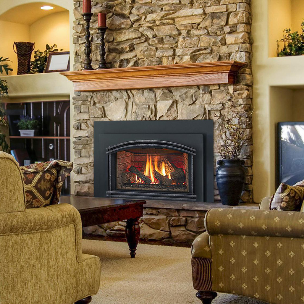 Majestic Trilliant 35" Direct Vent Gas Insert | Direct Vent Technology Removes any fumes or combustion exhaust efficiently and effectively from your home.