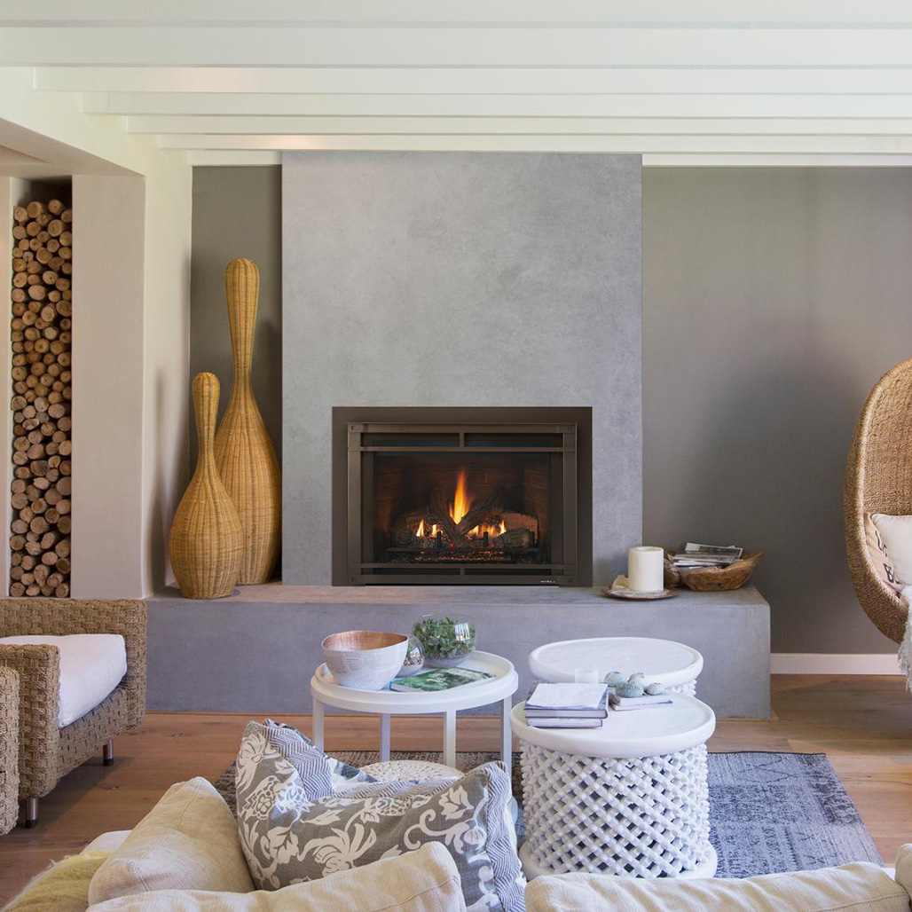 Heat N Glo Escape 35" Direct Vent Gas Insert | Dual variable speed fan