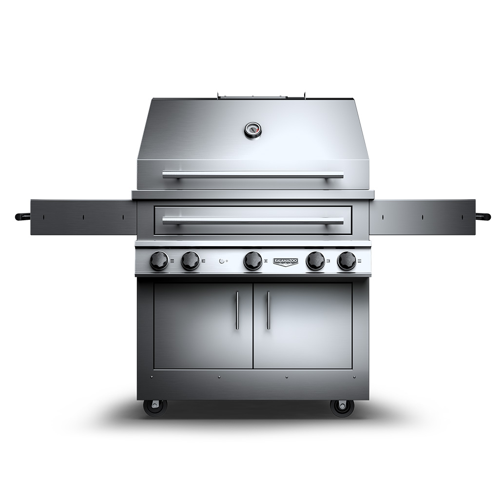Kalamazoo K750 Freestanding Hybrid Grill | Three cast stainless steel Dragon Burners