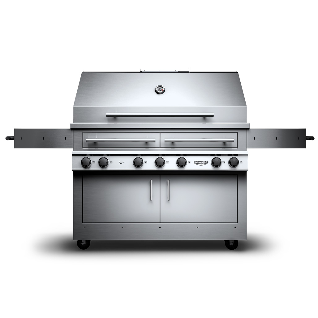 Kalamazoo K1000 Freestanding Hybrid Fire Grill | Available in marine-grade stainless steel