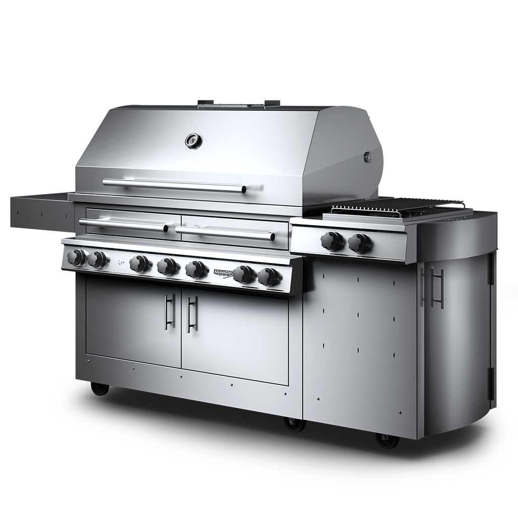 Kalamazoo K1000 Freestanding Hybrid Fire Grill with Burner