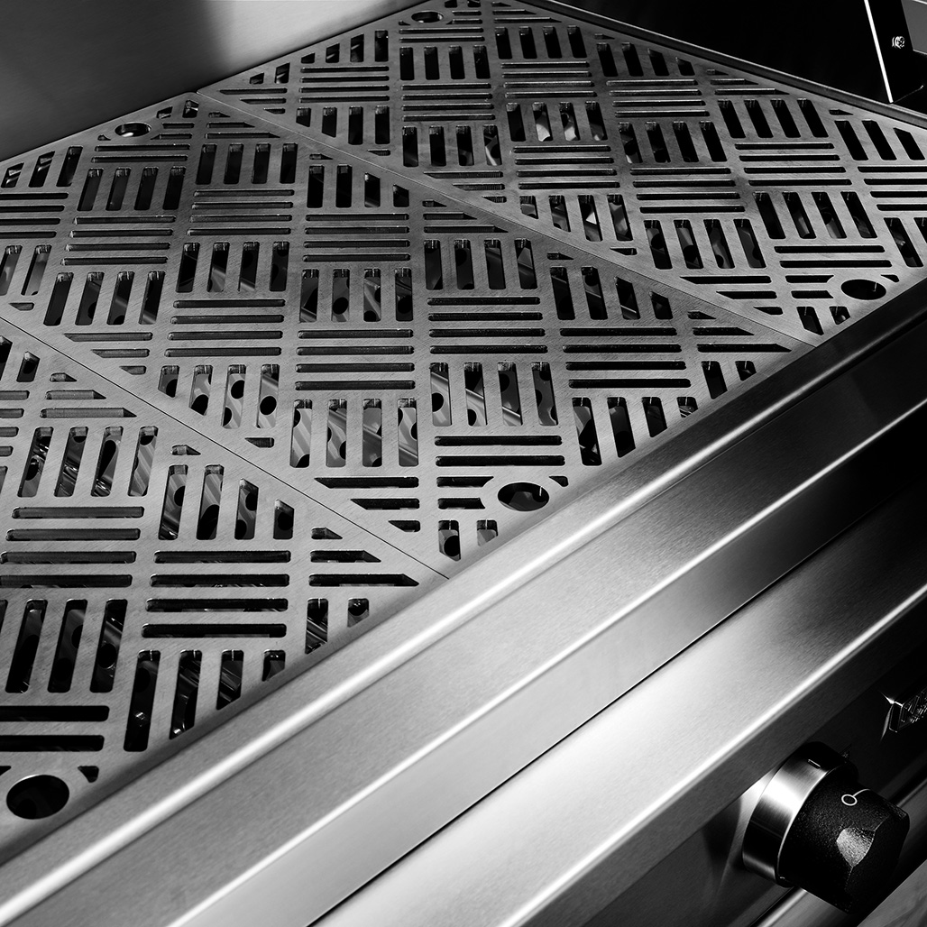 Kalamazoo K54 Echo Built-In Gas Grill | Stainless Steel Grates