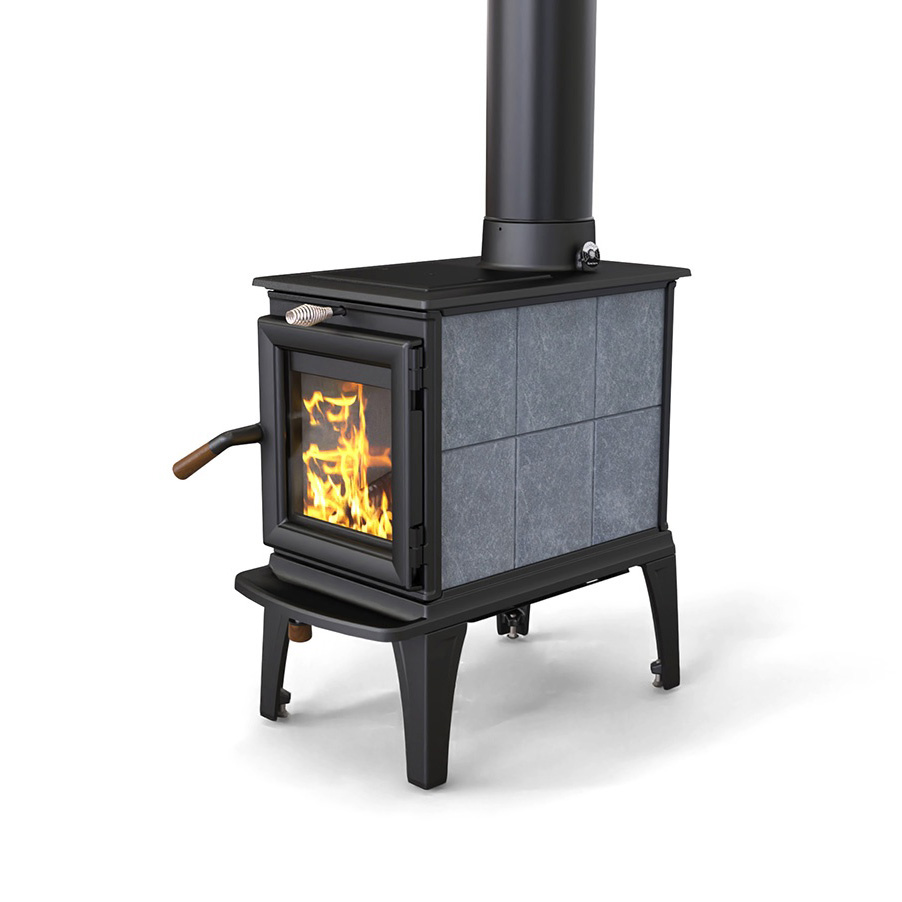 Hearthstone Lincoln Wood Stove | A square cook plate on the top of the stove is great for warming things up. It also provides easy access to the catalyst for servicing