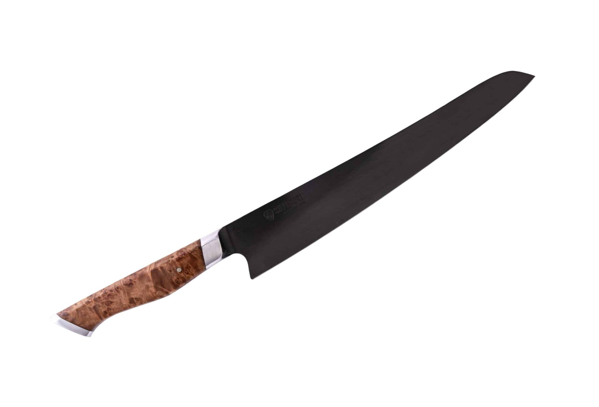 Steelport 10" Carbon Steel Slicing Knife | A long slicing knife is ideal for trimming and portioning large cuts of meat and fish