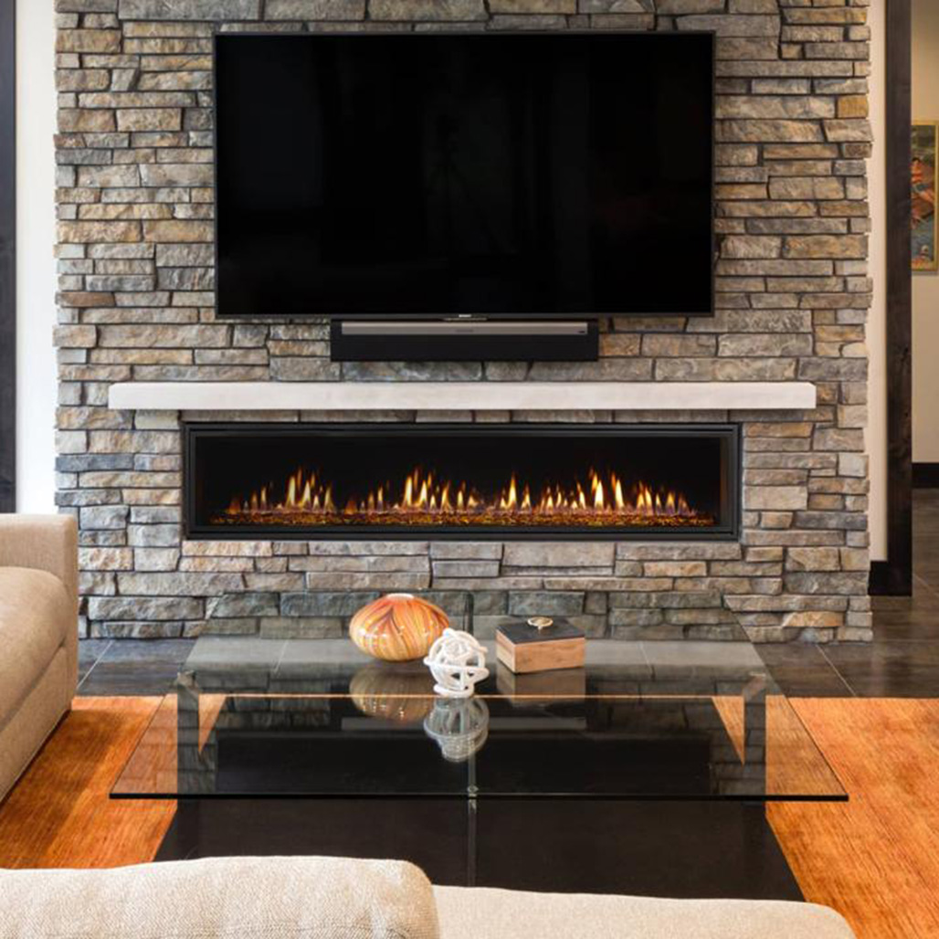 Heat N Glo Mezzo 36-Inch Linear Gas Fireplace | Embers Living