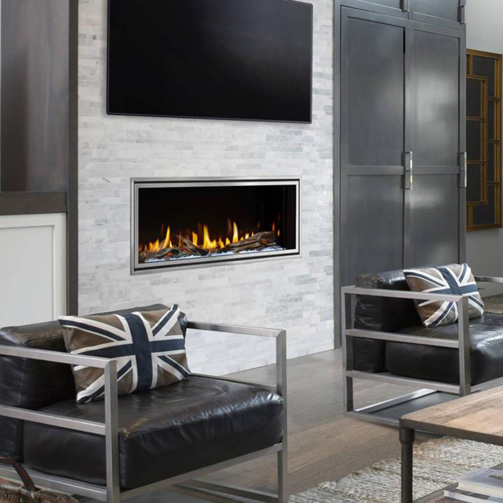 Heat N Glo Mezzo 60-Inch Linear Gas Fireplace | Embers Living