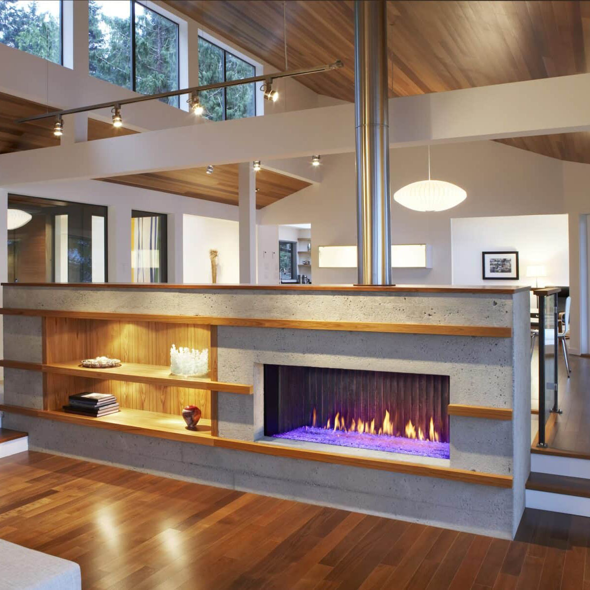 Heat N Glo 48" Primo-II Direct Vent Gas Fireplace | Removes any fumes or combustion exhaust efficiently and effectively from your home