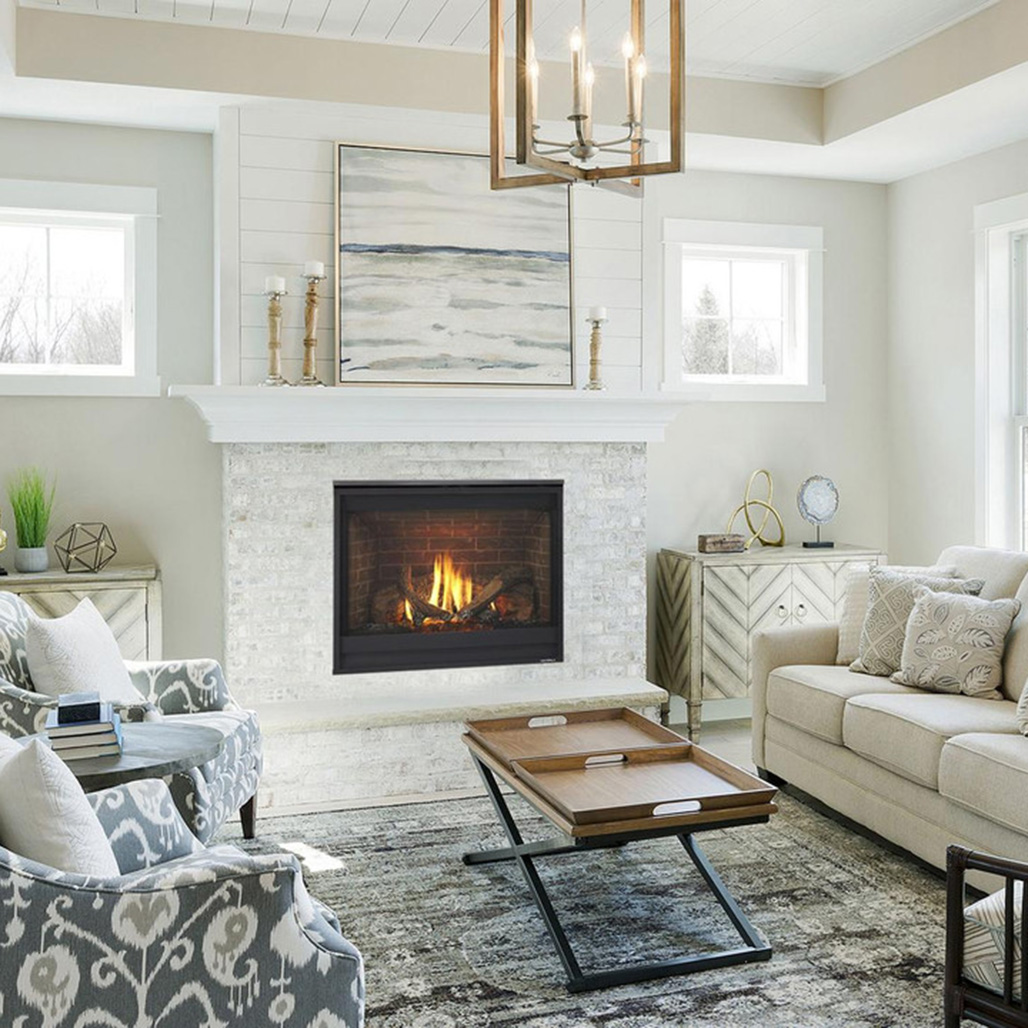 Heat N Glo 32" SlimLine 5x with IFT Direct Vent Gas Fireplace | Ensures you always have a reliable source of warmth even with a winter power outage