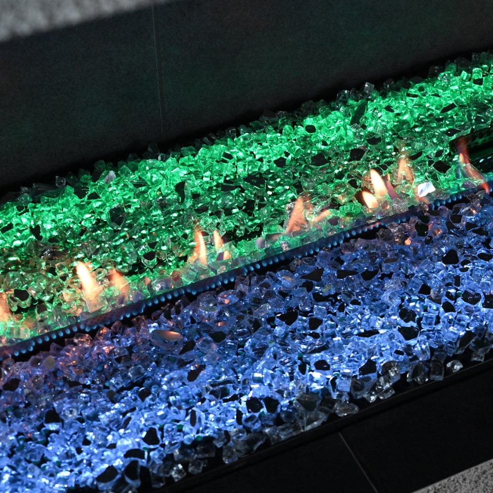 Grand Canyon Bedrock II Series Ventless Contemporary Burner and Case | 110v System with Plug or Hard Wire Ready