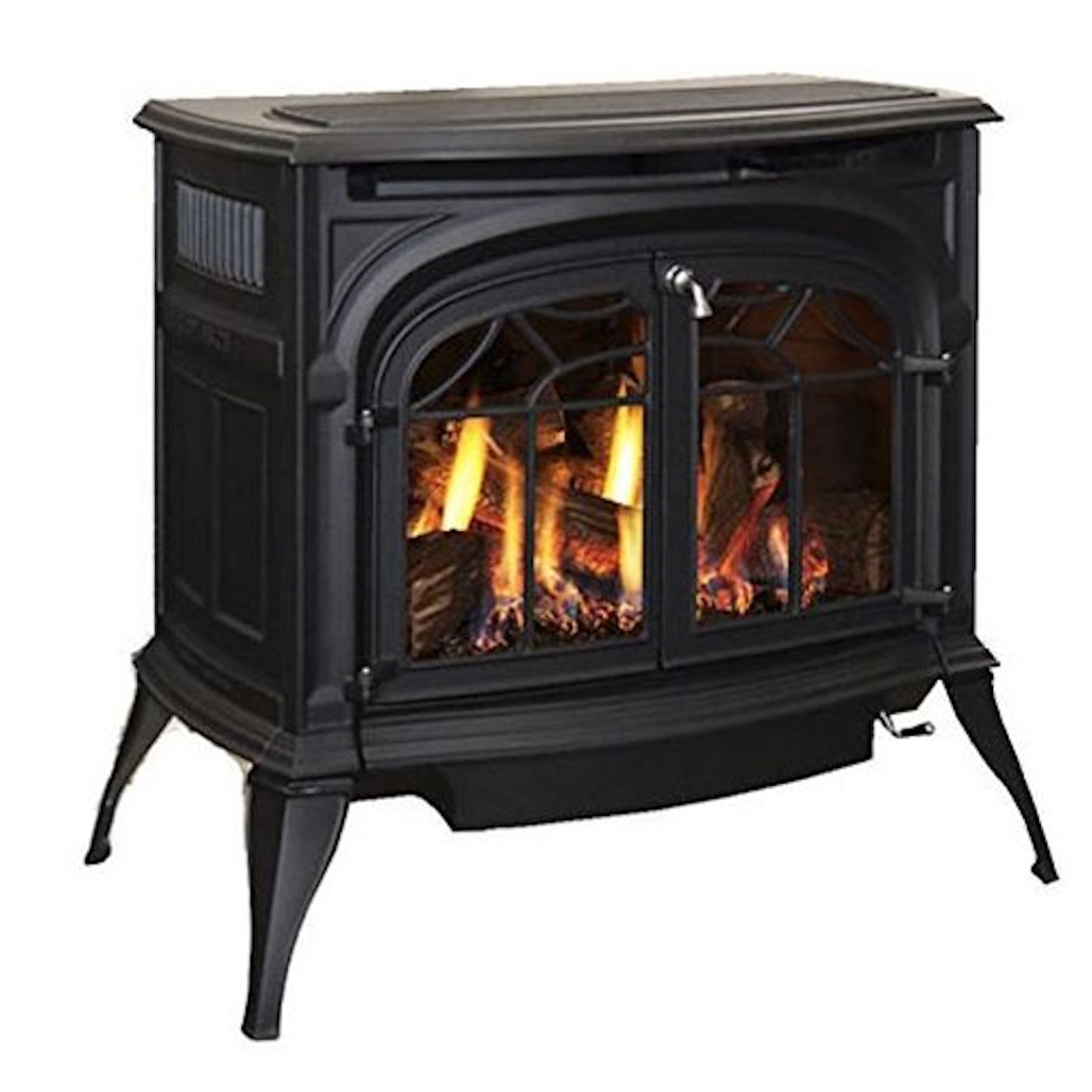 Vermont Castings Radiance Direct Vent Gas Stove - Millivolt | Classic Black