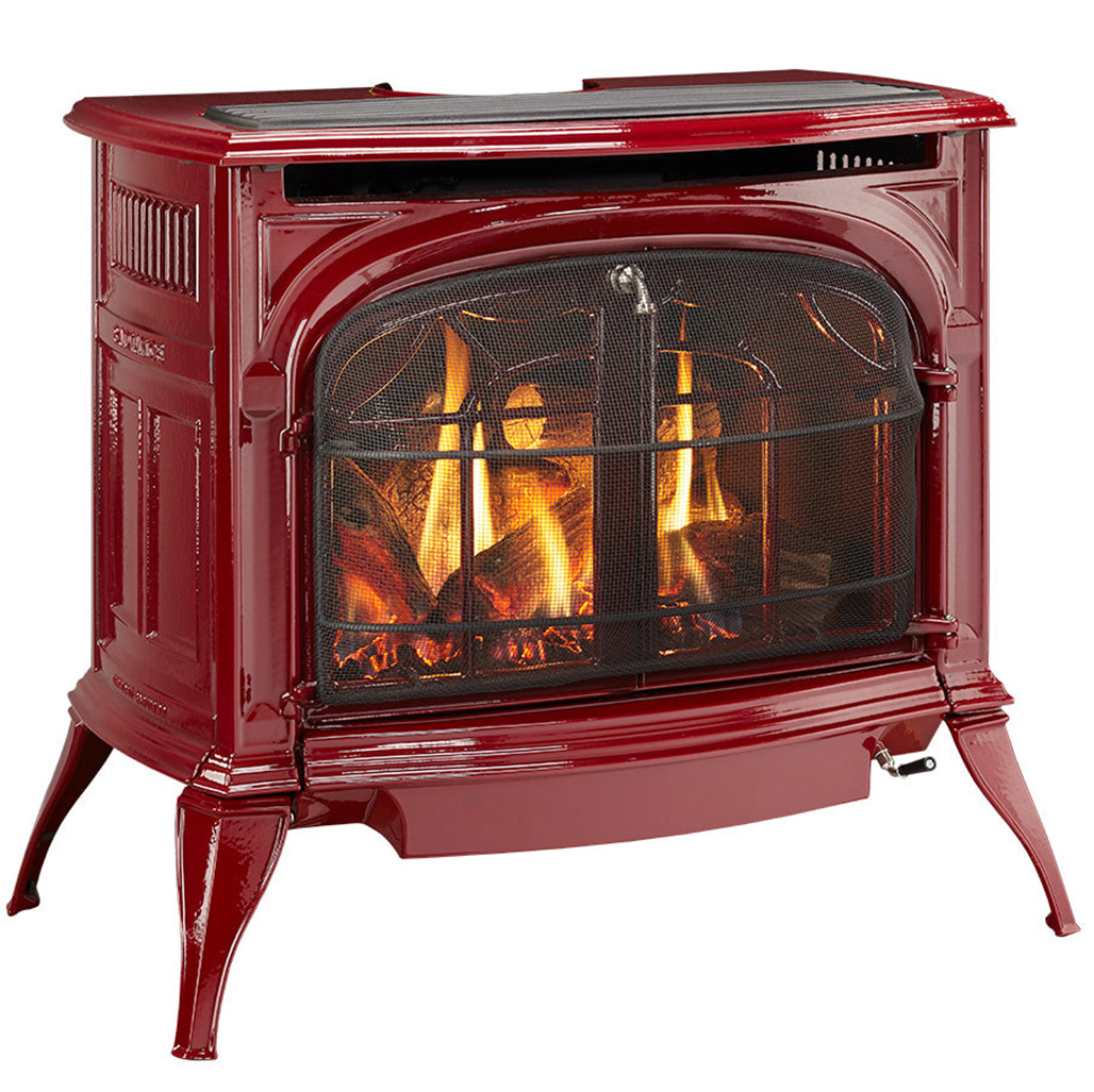 Vermont Castings Radiance Direct Vent Gas Stove - Millivolt | Cast Iron Firebox