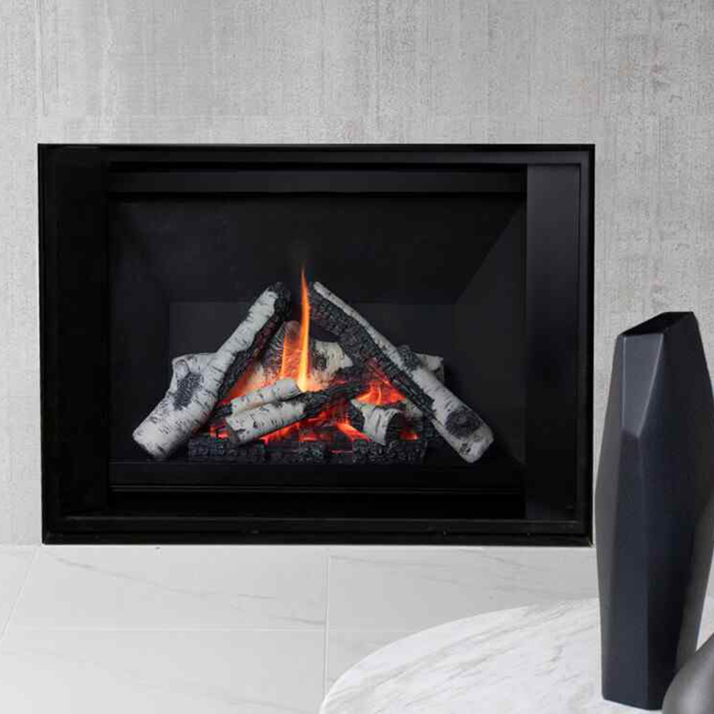 Valor H3 Direct Vent Gas Fireplace | H3 gas fireplace can accommodate any design style while providing efficient, radiant warmth