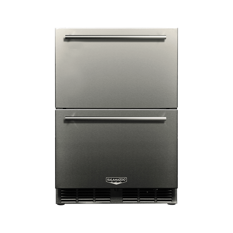Kalamazoo 24" Outdoor Refrigerator/Freezer Drawers | Dual-zone refrigeration provides more flexibility for small outdoor kitchen spaces