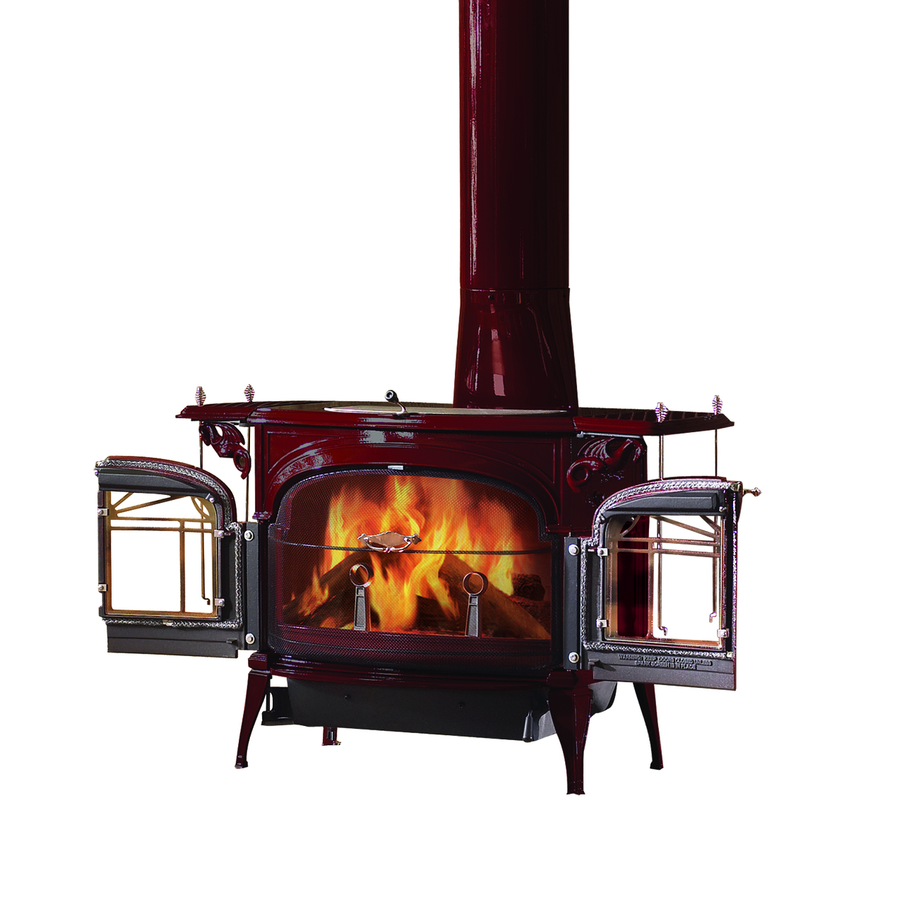 Vermont Castings Encore Wood Stove | Shown in Bordeaux