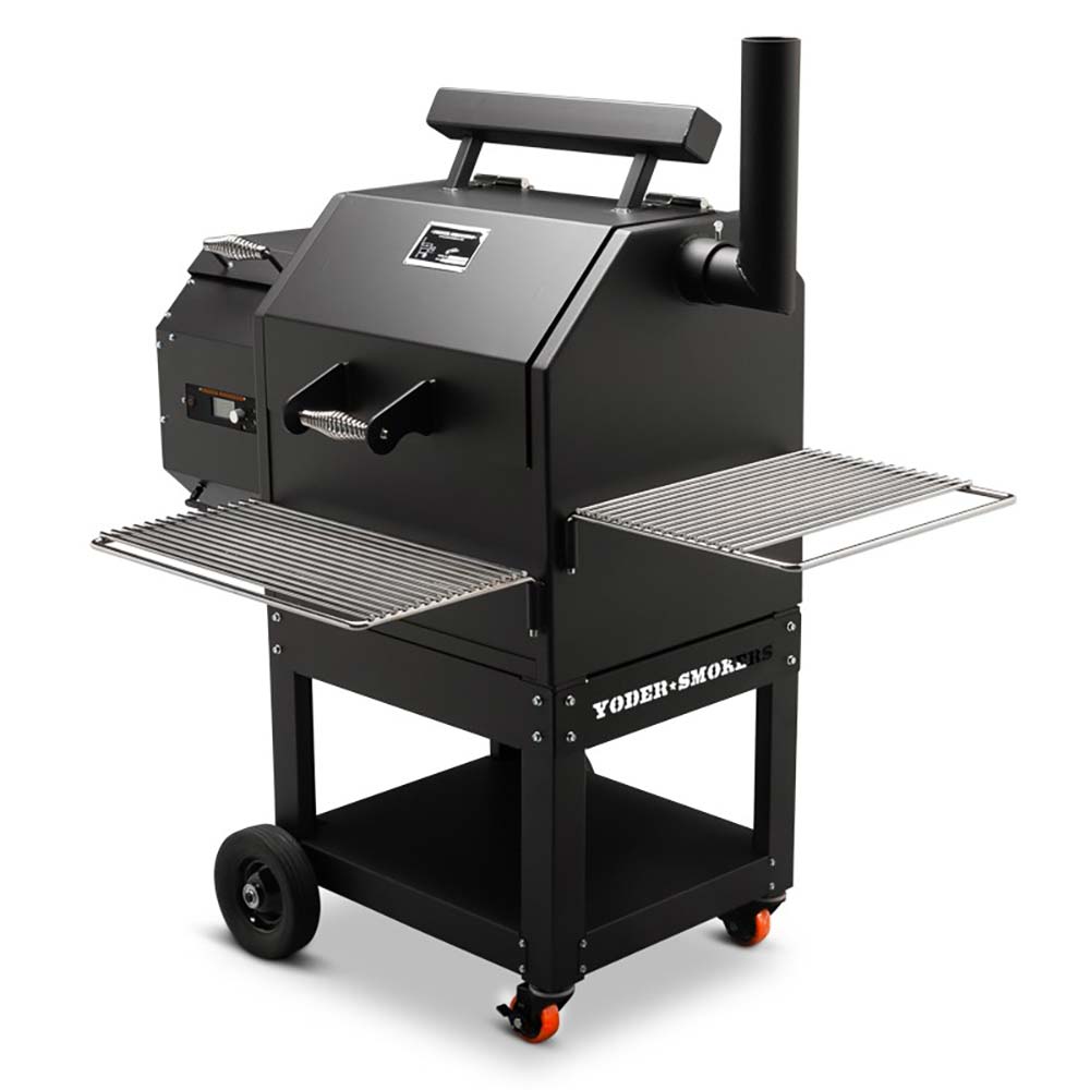 Yoder Smoker YS480S Standard Pellet Grill | Front and Side Shelves Made from 7/16″