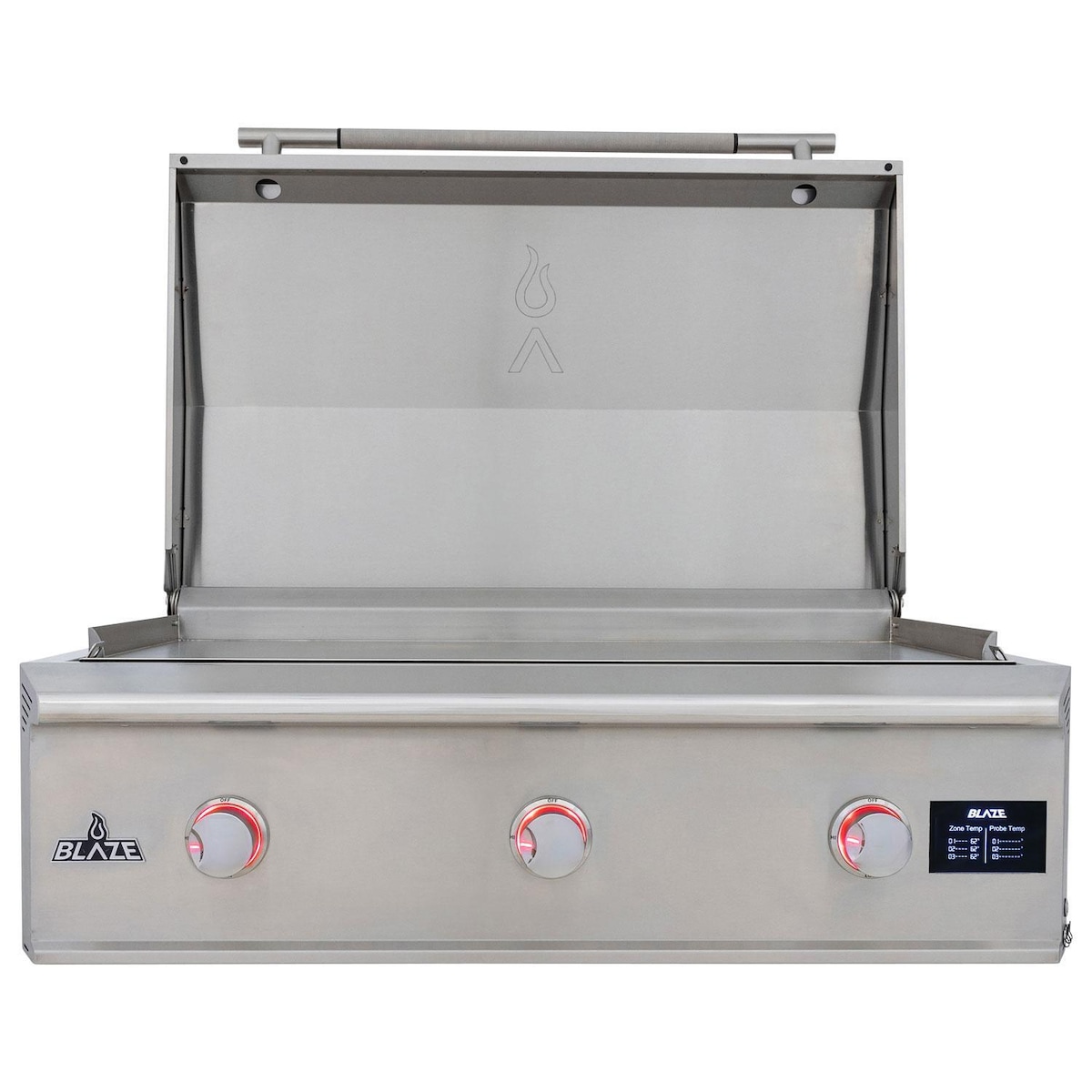 Blaze LTE PRO 40" Built-In Gas Griddle | Each of the 3 burners produces 15,000 BTUs for a total of 45,000 BTUs