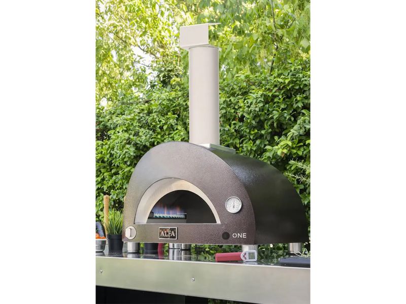 Alfa Moderno 1 Pizze Gas Countertop Pizza Oven | Handcrafted in Italy for an authentic cooking experience