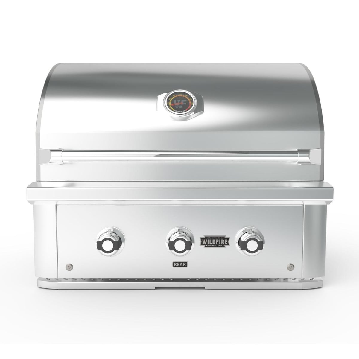 Wildfire Ranch Pro 30" Built-In Gas Grill | Traditional or Black 304 Stainless Steel