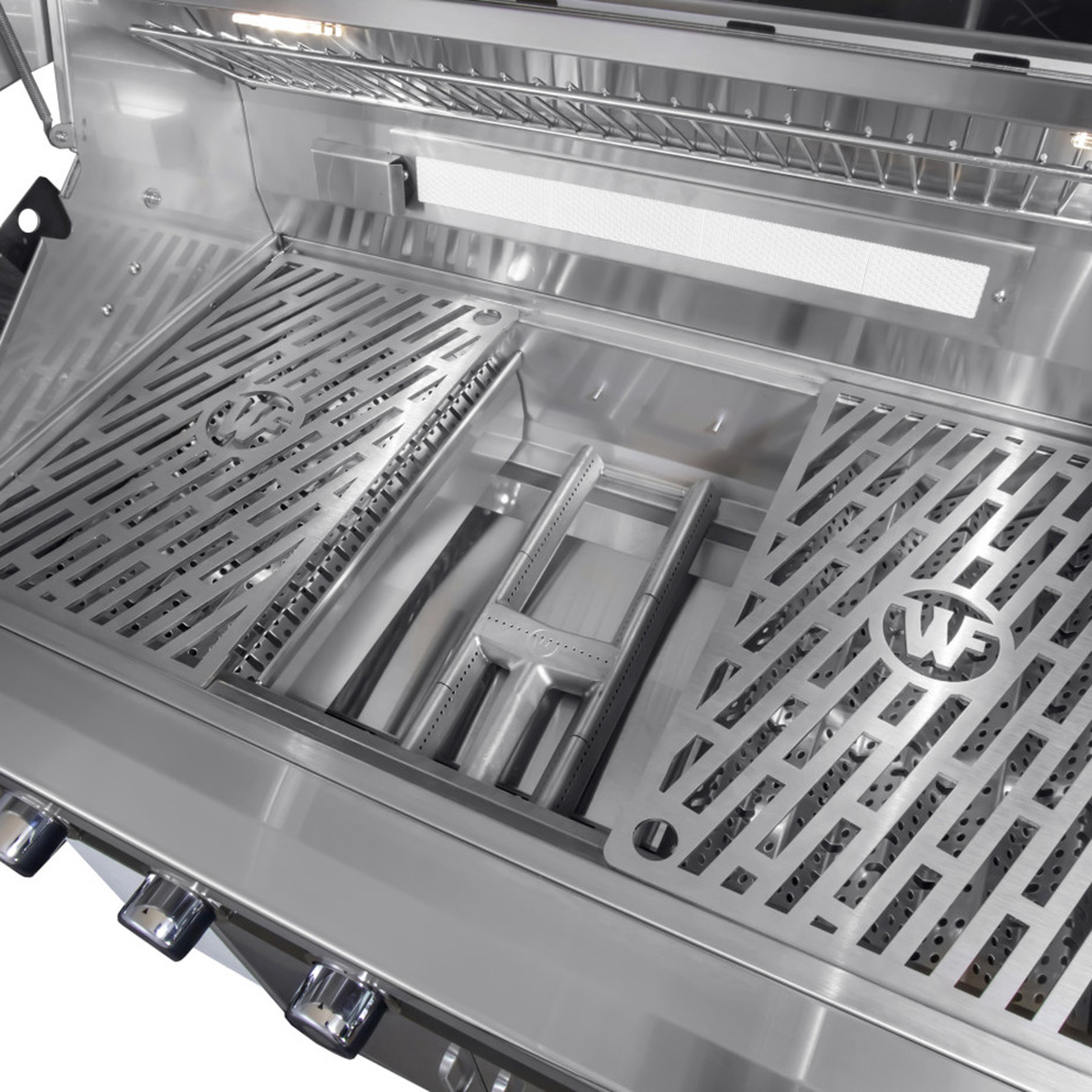 Wildfire Ranch Pro 30" Built-In Gas Grill |Thick laser-cut 304 stainless steel cooking grates allow food to cook evenly without drying out