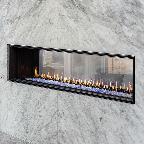 Montigo 72" Distinction See-Through Direct Vent Gas Fireplace | 57,000 Max BTU