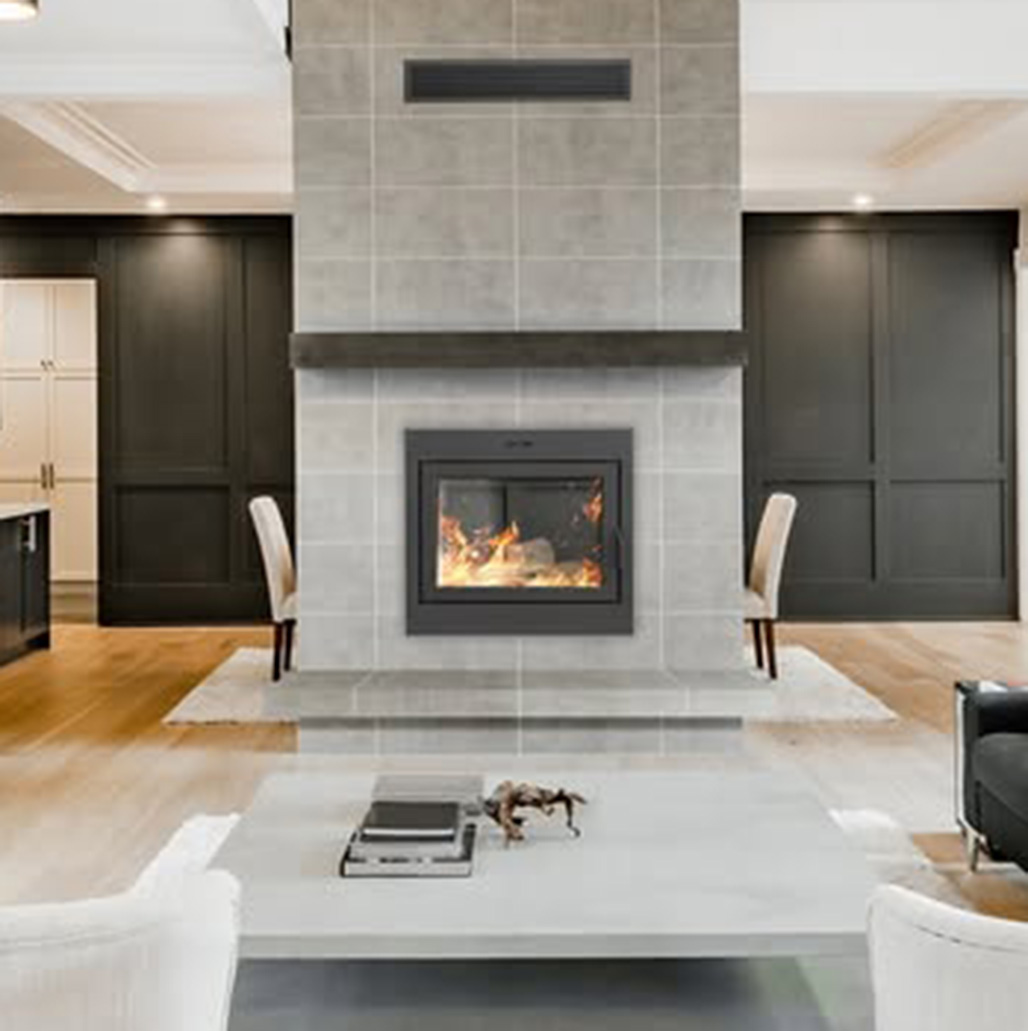Supreme Astra 18 Clean Face Zero-Clearance Wood Burning Fireplace | Heat Capacity: 500 to 1,500 square feet