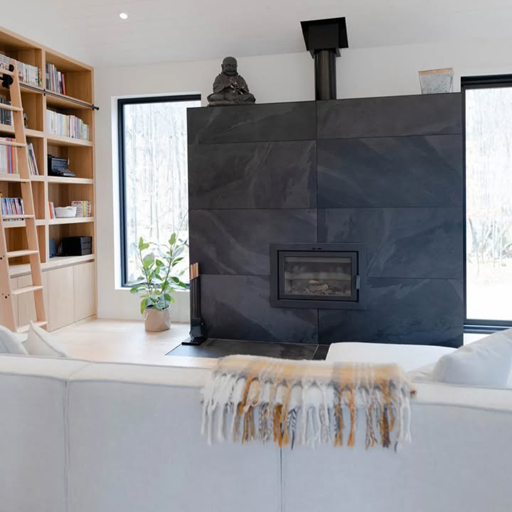 Supreme Astra 18 Clean Face Zero-Clearance Wood Burning Fireplace | Maximum Heat Output: 60,000 BTUs