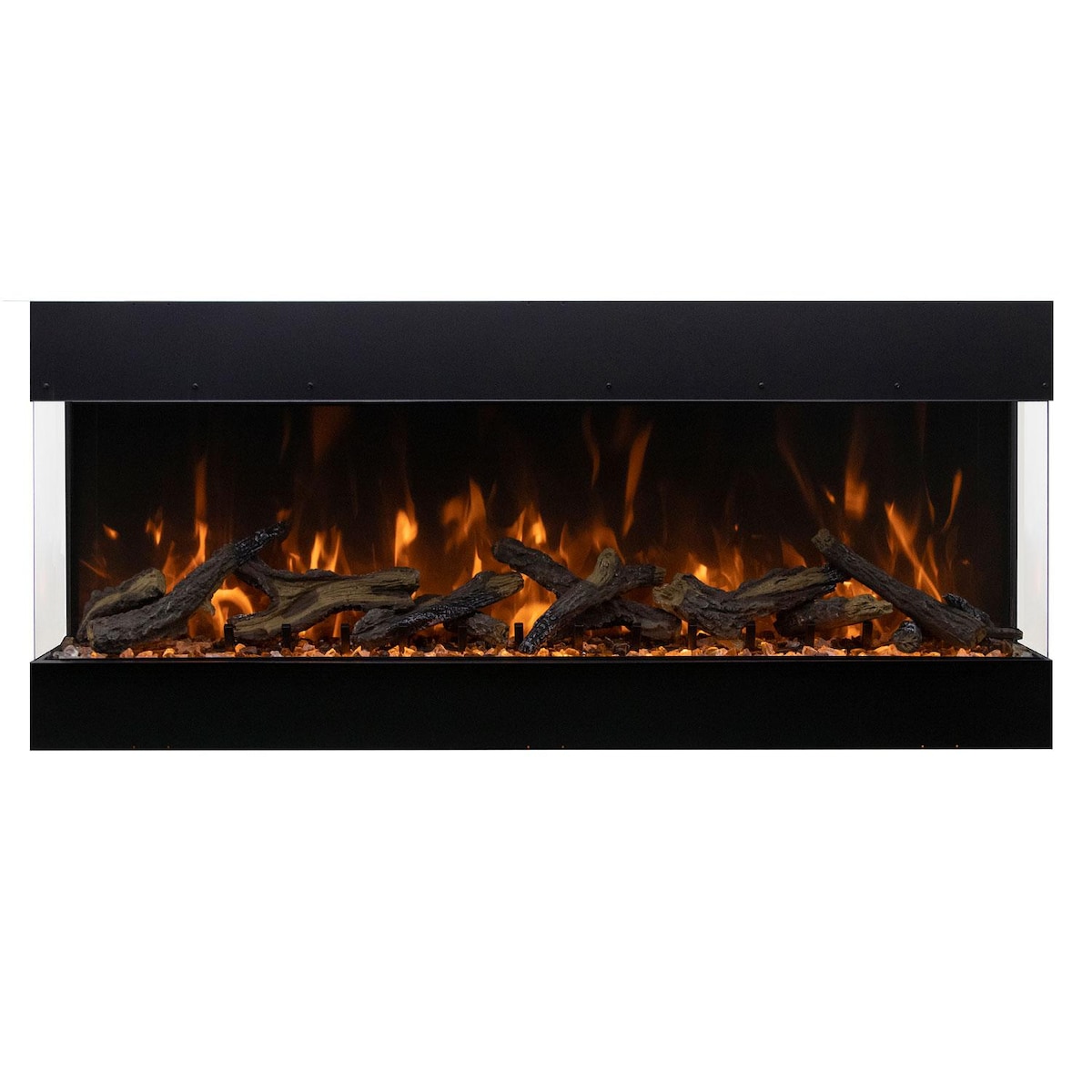 Amantii Tru View 65" Bespoke Electric Fireplace | Featuring a fireplace with high quality audio from Bluetooth speakers