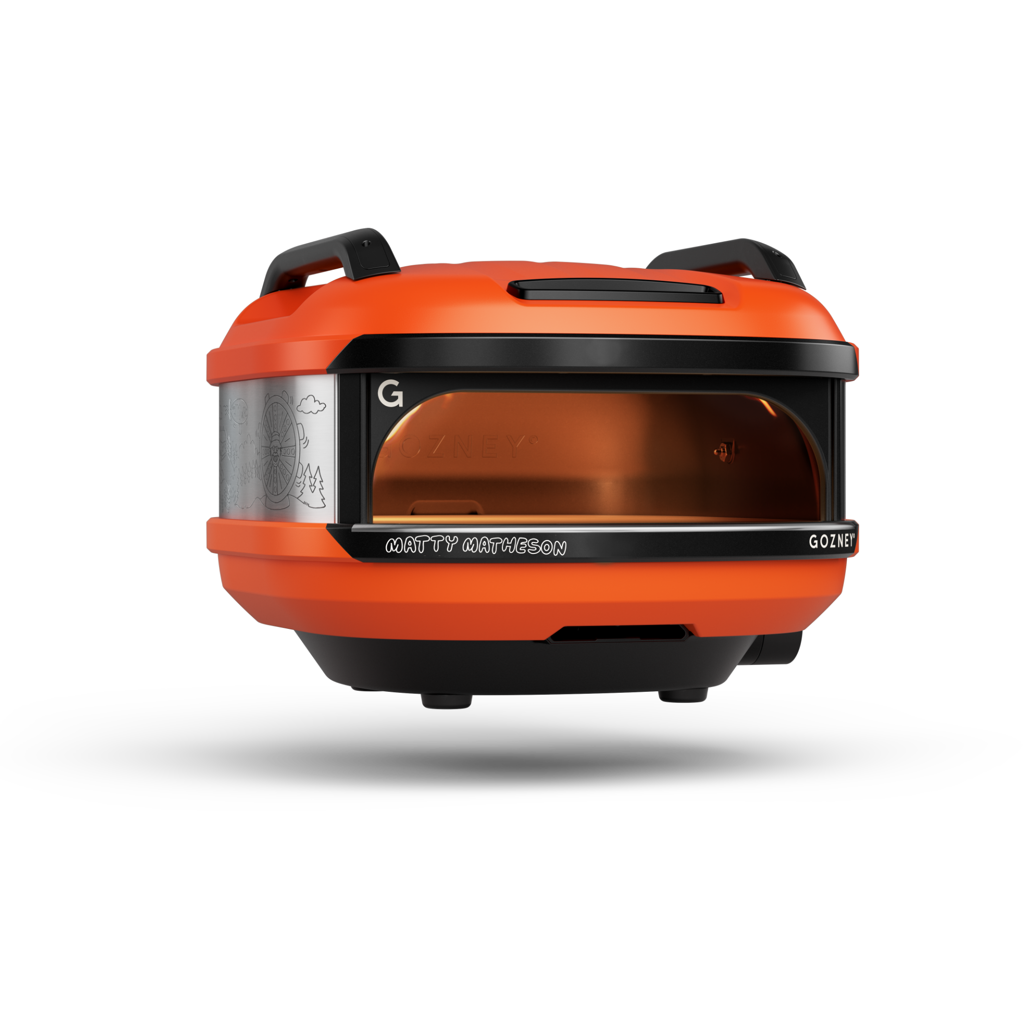 Gozney Limited Tread Portable Pizza Oven | Tread’s lateral gas burner recreates a traditional wood-fired flame, creating the perfect balance of high performance and intuitive, precise control, making it easy and fun to cook all kinds of pizza, and more