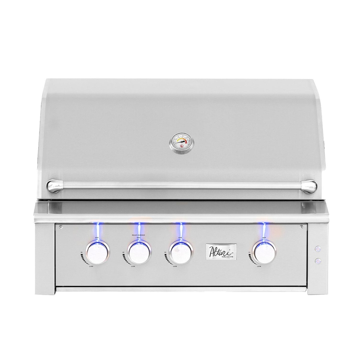 American Made Grills 36" Alturi Built In Gas Grill | Ceramic briquette trays minimize flare-ups and provide even heating