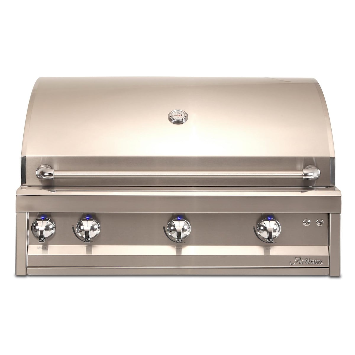 Artisan 36" 3-Burner Built In Gas Grill | 1/2-inch thick ceramic briquettes evenly distribute heat for uniform cooking