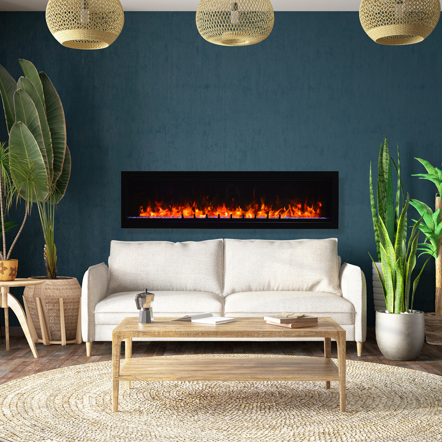 Amantii Fire & Ice Evolution Electric Fireplace - Thumbnail 2