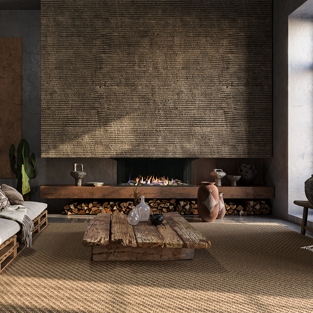 Sierra Flame Toscana 58-Inch 3-Sided Direct Vent Gas Fireplace