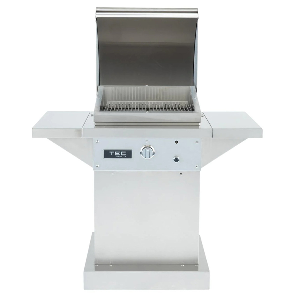 TEC 26" Patio Freestanding Infrared Gas Grill | 296 sq. inches of evenly heated grilling surface capable of cooking 16 hamburgers in 8-10 minutes