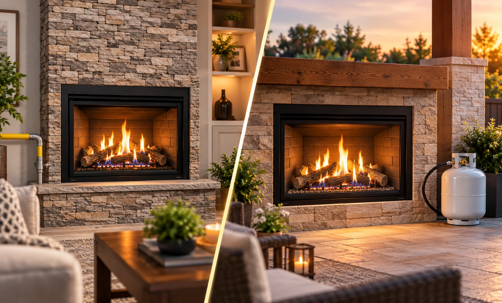 Natural Gas Fireplace vs Propane Fireplace: Which Fuel Is Right for Your Home?