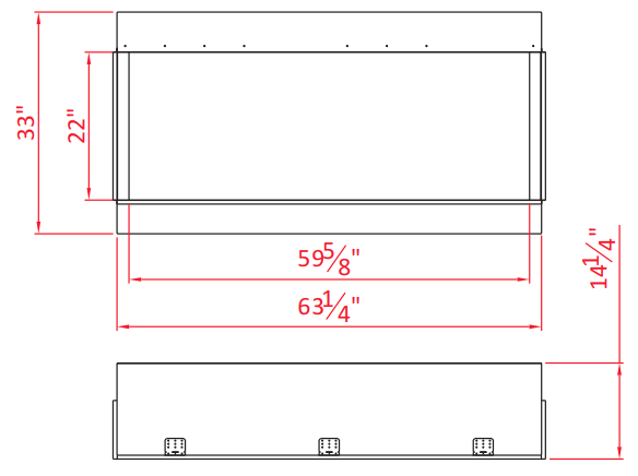 Amantii 3Sided Electric Fireplace - 60"-TRU-VIEW-XL XT additional information 2